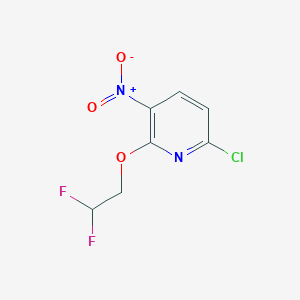 6-Chloro-2-(2,2-difluoroethoxy)-3-nitropyridine