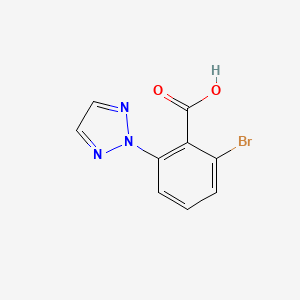 2-bromo-6-(2H-1,2,3-triazol-2-yl)benzoic acid