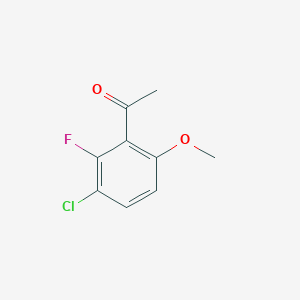 1-(3-Chloro-2-fluoro-6-methoxyphenyl)ethanone