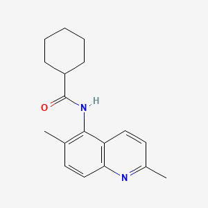 molecular formula C18H22N2O B1176483 N-(2,6-dimethylquinolin-5-yl)cyclohexanecarboxamide 