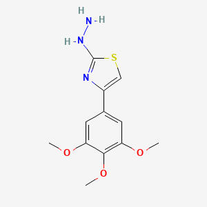 2-Hydrazinyl-4-(3,4,5-trimethoxyphenyl)thiazole