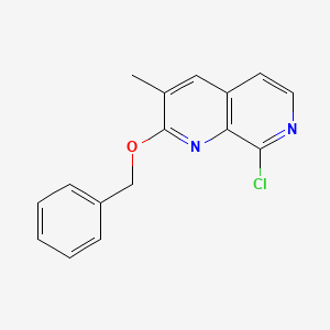 2-(Benzyloxy)-8-chloro-3-methyl-1,7-naphthyridine