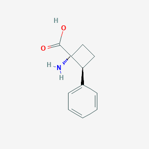 (1R,2S)-1-amino-2-phenylcyclobutane-1-carboxylic acid