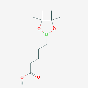 5-(4,4,5,5-Tetramethyl-1,3,2-dioxaborolan-2-yl)pentanoic acid