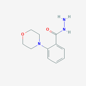 molecular formula C11H15N3O2 B11764925 2-Morpholinobenzohydrazide 