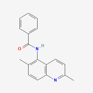molecular formula C18H16N2O B1176494 N-(2,6-dimethylquinolin-5-yl)benzamide 