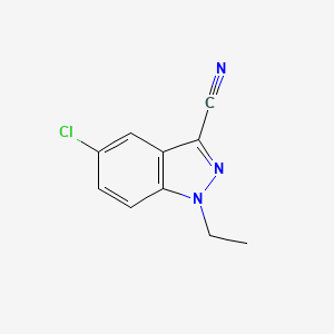 5-chloro-1-ethyl-1H-indazole-3-carbonitrile