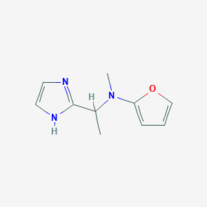 N-(1-(1H-Imidazol-2-yl)ethyl)-N-methylfuran-2-amine