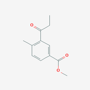 Methyl 4-methyl-3-propanoylbenzoate