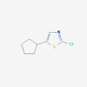 2-Chloro-5-cyclopentylthiazole