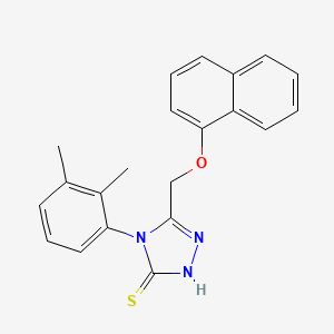 4-(2,3-Dimethylphenyl)-5-((naphthalen-1-yloxy)methyl)-4H-1,2,4-triazole-3-thiol