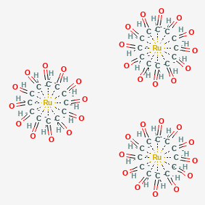 molecular formula C36H36O36Ru3-36 B11765958 Tris(rutheniumdodecacarbaldehyde) 