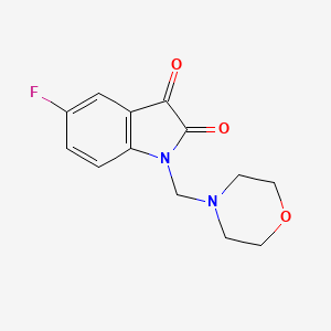 5-Fluoro-1-(morpholinomethyl)indoline-2,3-dione