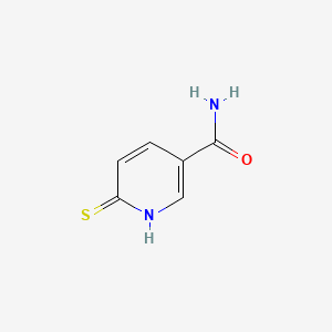 molecular formula C6H6N2OS B11766040 6-Mercaptonicotinamide CAS No. 7151-89-5