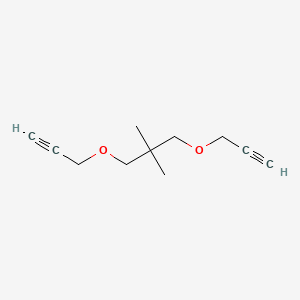 molecular formula C11H16O2 B11766058 3-(2,2-Dimethyl-3-(prop-2-yn-1-yloxy)propoxy)prop-1-yne 