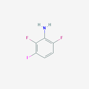 molecular formula C6H4F2IN B11766083 2,6-Difluoro-3-iodoaniline 