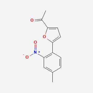 1-(5-(4-Methyl-2-nitrophenyl)furan-2-yl)ethanone