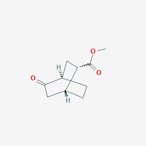 molecular formula C10H14O3 B11766266 Methyl (1R,2S,4R)-rel-5-oxobicyclo[2.2.2]octane-2-carboxylate 