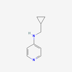 molecular formula C9H12N2 B11766270 N-(cyclopropylmethyl)pyridin-4-amine 