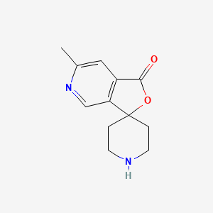 molecular formula C12H14N2O2 B11766286 6-Methyl-1H-spiro[furo[3,4-c]pyridine-3,4'-piperidin]-1-one 