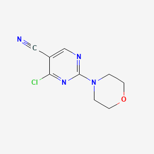 4-Chloro-2-morpholinopyrimidine-5-carbonitrile