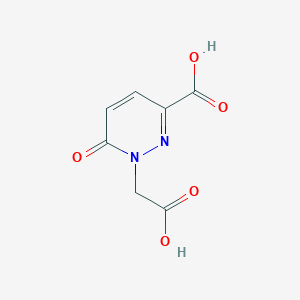 1-(Carboxymethyl)-6-oxo-1,6-dihydropyridazine-3-carboxylic acid