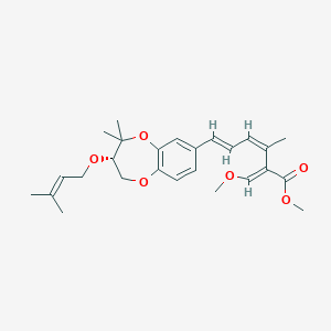 molecular formula C24H22O9 B1176634 Strobilurin G CAS No. 132056-04-3