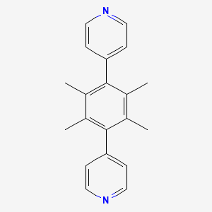 4-[2,3,5,6-Tetramethyl-4-(pyridin-4-yl)phenyl]pyridine