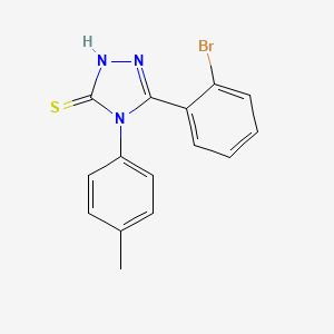 5-(2-Bromophenyl)-4-(p-tolyl)-4H-1,2,4-triazole-3-thiol