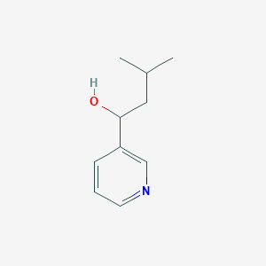 3-Methyl-1-(pyridin-3-yl)butan-1-ol