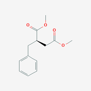 molecular formula C13H16O4 B1176647 (R)-(+)-dimethyl-2-benzyl succinate CAS No. 130272-52-5