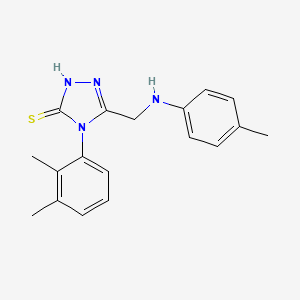 4-(2,3-Dimethylphenyl)-5-((p-tolylamino)methyl)-4H-1,2,4-triazole-3-thiol