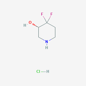 (S)-4,4-Difluoropiperidin-3-ol hydrochloride