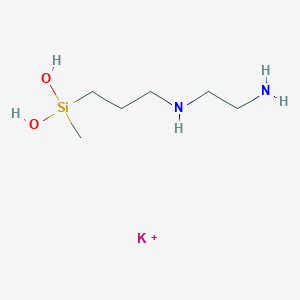 potassium;N'-[3-[dihydroxy(methyl)silyl]propyl]ethane-1,2-diamine