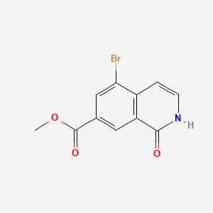 Methyl 5-bromo-1-oxo-1,2-dihydroisoquinoline-7-carboxylate