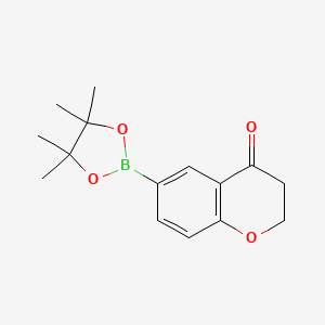 6-(Tetramethyl-1,3,2-dioxaborolan-2-yl)-2,3-dihydro-1-benzopyran-4-one