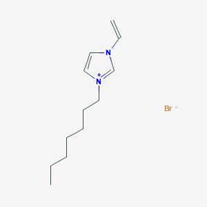 3-ethenyl-1-heptyl-1H-imidazol-3-ium bromide