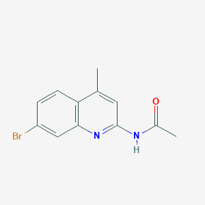 N-(7-bromo-4-methylquinolin-2-yl)acetamide