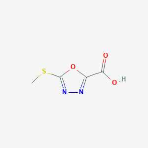 5-(Methylthio)-1,3,4-oxadiazole-2-carboxylic acid