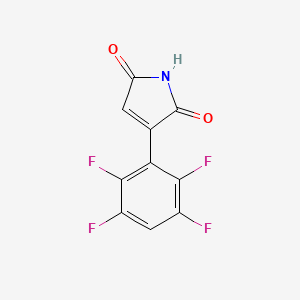 3-(2,3,5,6-Tetrafluorophenyl)-1H-pyrrole-2,5-dione