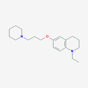 1-Ethyl-6-(3-(piperidin-1-yl)propoxy)-1,2,3,4-tetrahydroquinoline