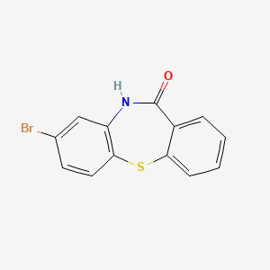 molecular formula C13H8BrNOS B11767184 8-Bromodibenzo[B,F][1,4]thiazepin-11(10H)-one CAS No. 935433-69-5