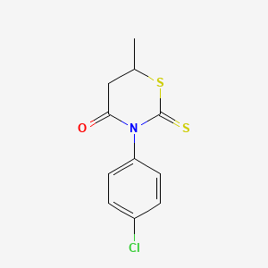 3-(4-Chlorophenyl)-6-methyl-2-sulfanylidene-1,3-thiazinan-4-one