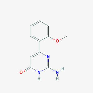 2-Amino-6-(2-methoxyphenyl)pyrimidin-4-OL