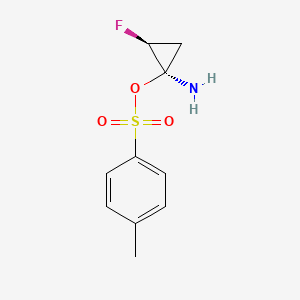 (1R,2S)-1-amino-2-fluorocyclopropyl 4-methylbenzene-1-sulfonate