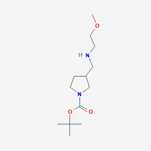 tert-Butyl 3-(((2-methoxyethyl)amino)methyl)pyrrolidine-1-carboxylate