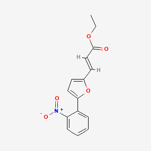 Ethyl 3-(5-(2-nitrophenyl)furan-2-yl)acrylate