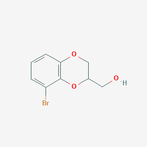 (8-Bromo-2,3-dihydrobenzo[b][1,4]dioxin-2-yl)methanol