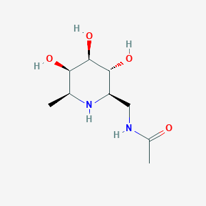 N-(((2R,3R,4R,5R,6S)-3,4,5-Trihydroxy-6-methylpiperidin-2-yl)methyl)acetamide