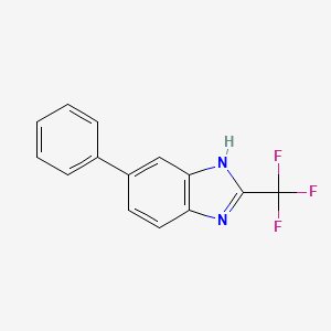 Benzimidazole, 5-phenyl-2-(trifluoromethyl)-